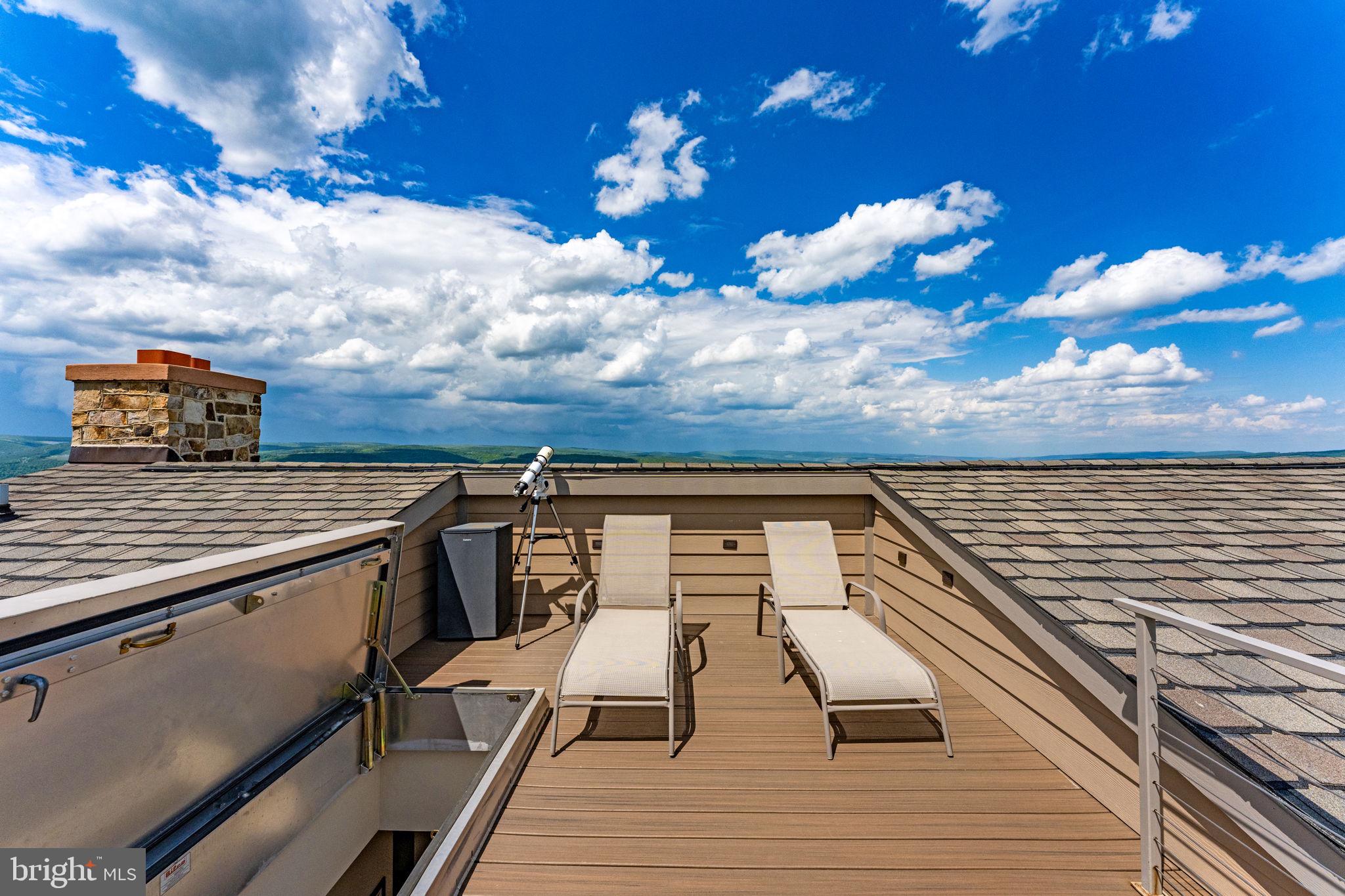 820 Shadyside Road Elk Garden, WV 26717 - Photo 84 of 138 Rooftop Deck with Panoramic Mountain Views