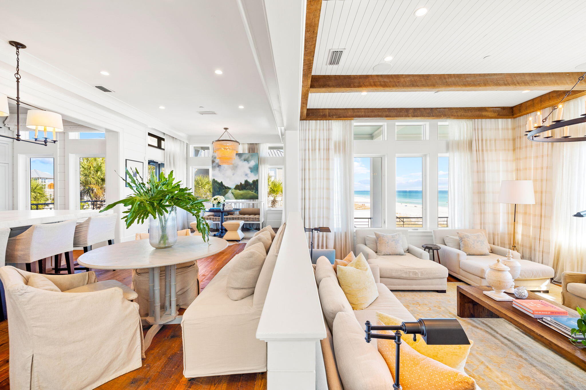 376 Beachfront Trail Santa Rosa Beach, FL 32459 - Photo 16 of 62 a dining room with furniture and wooden floor
