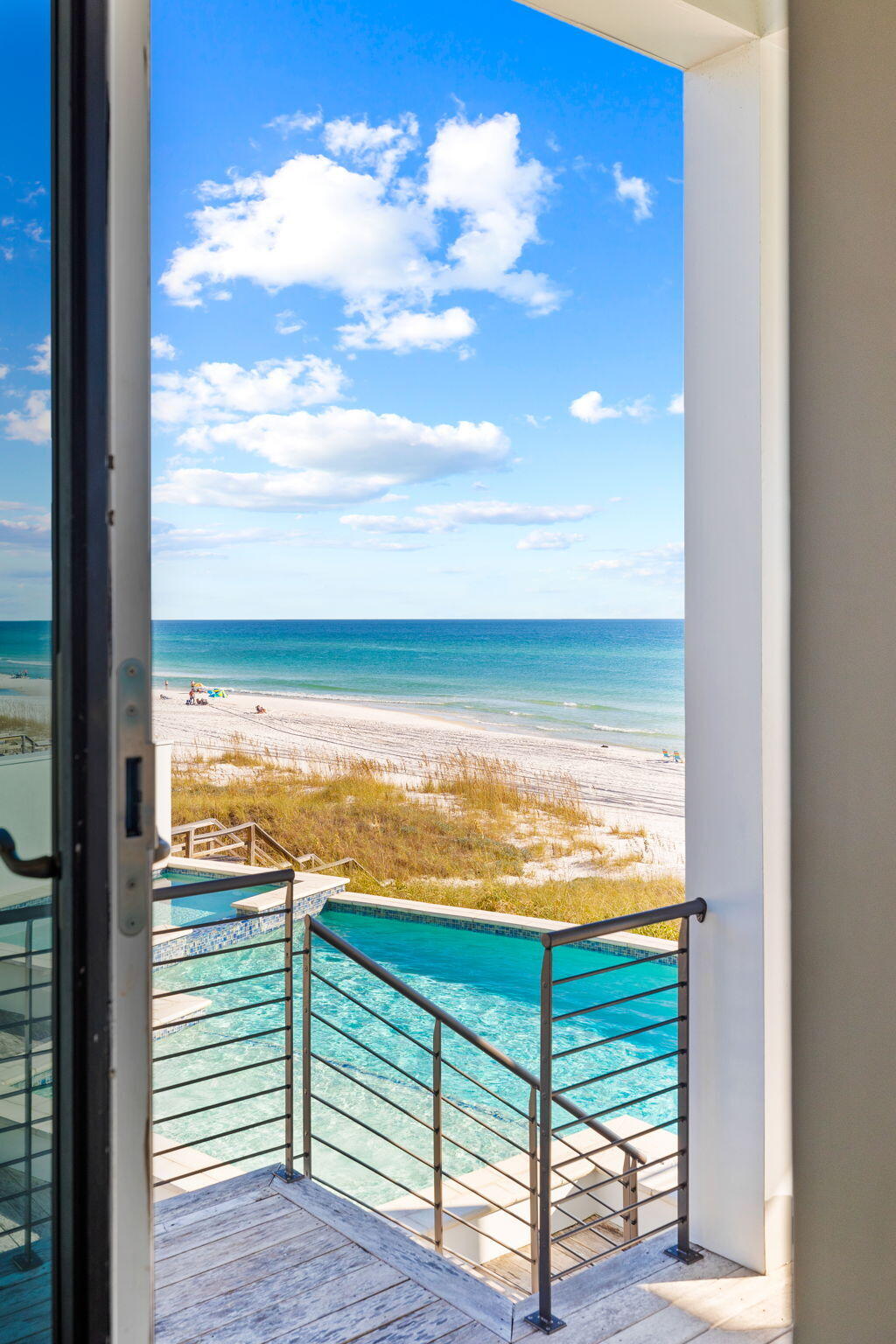 376 Beachfront Trail Santa Rosa Beach, FL 32459 - Photo 22 of 62 a view of an ocean from a balcony