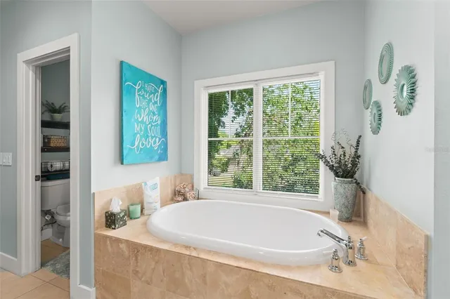 a room with furniture and stairs