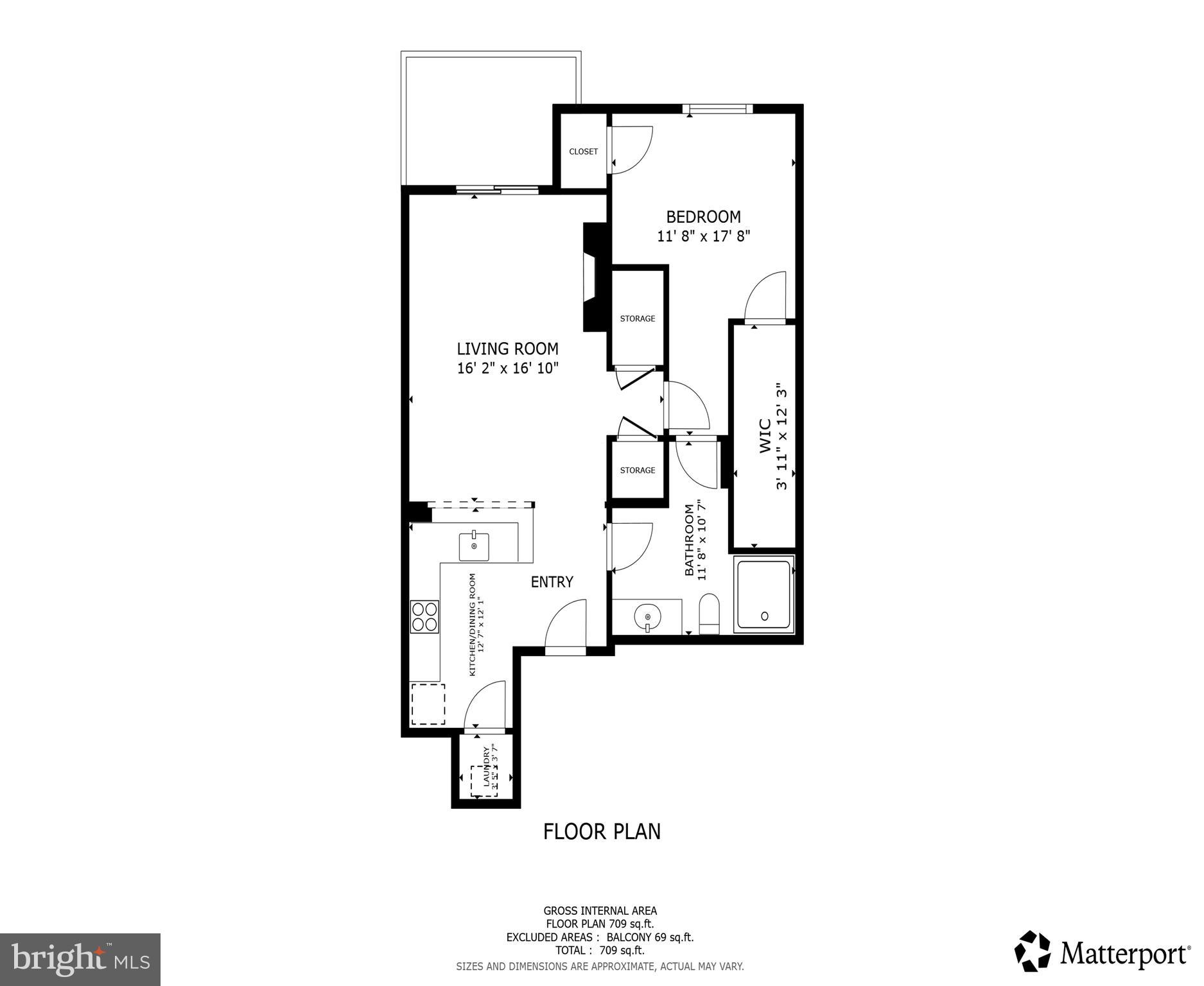 414 Water Street, Unit 2311 Baltimore, MD 21202 - Photo 44 of 44 a picture of a bench in front of a gate