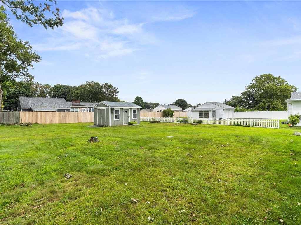 80 Durfee Road Tiverton, RI 02878 - Photo 7 of 27 back yard septic system