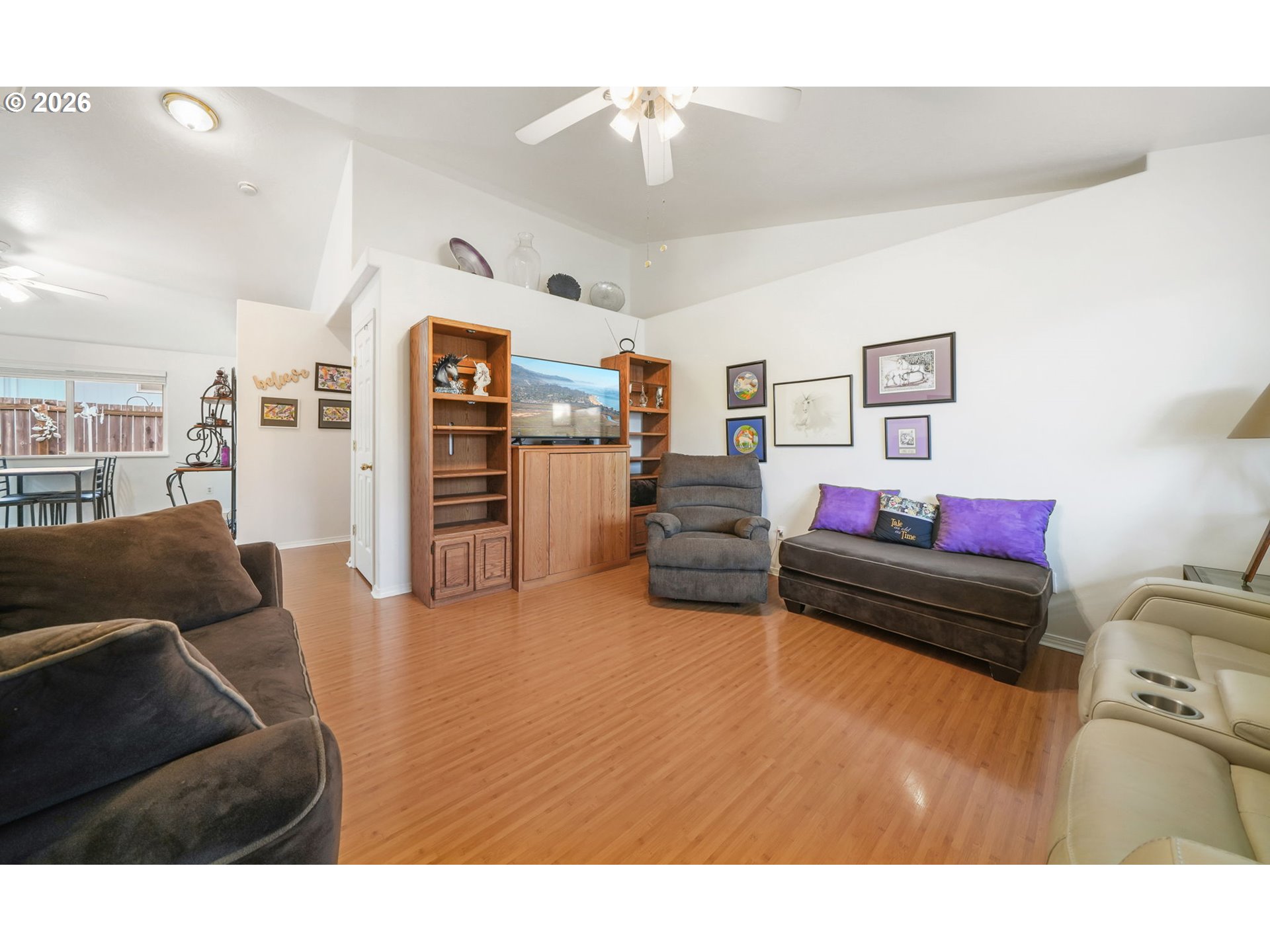 2102 South 8th Street Cottage Grove, OR 97424 - Photo 7 of 28 a living room with furniture and kitchen view