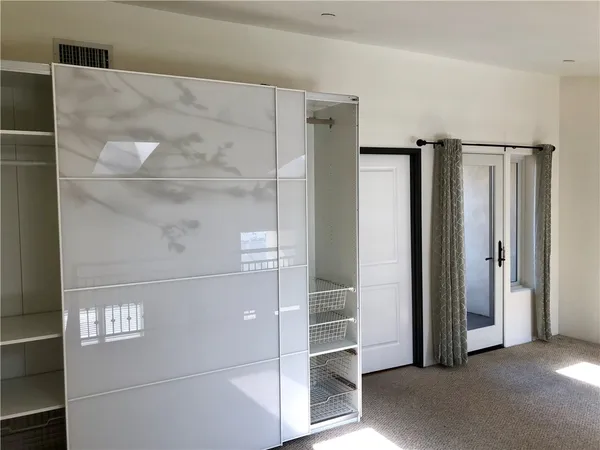 a view of empty room