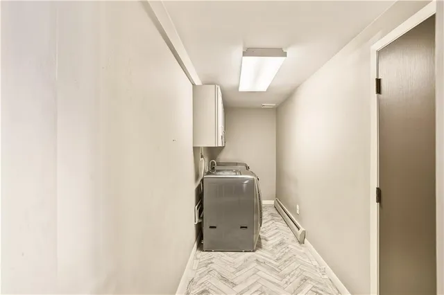 a room with a bed and a window