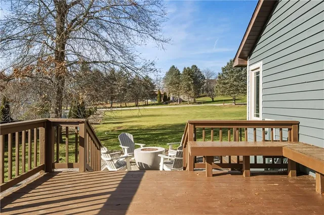 a view of a house with a deck
