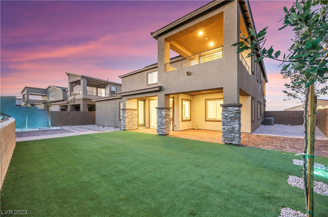 291 Robson Rdg Lane Henderson, NV 89015 - Photo 54 of 77 Backyard fully landscaped with Trees, Automatic Li