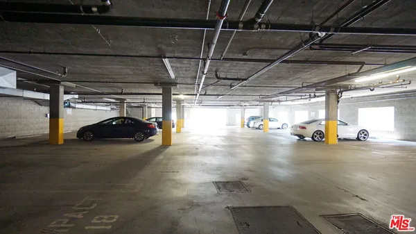 a view of parking garage