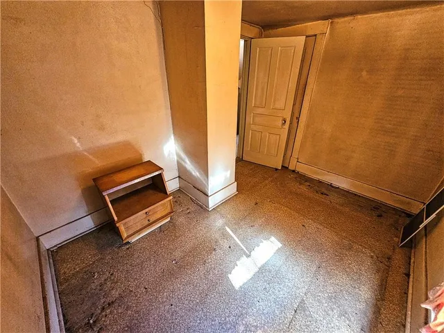 a view of a room with window