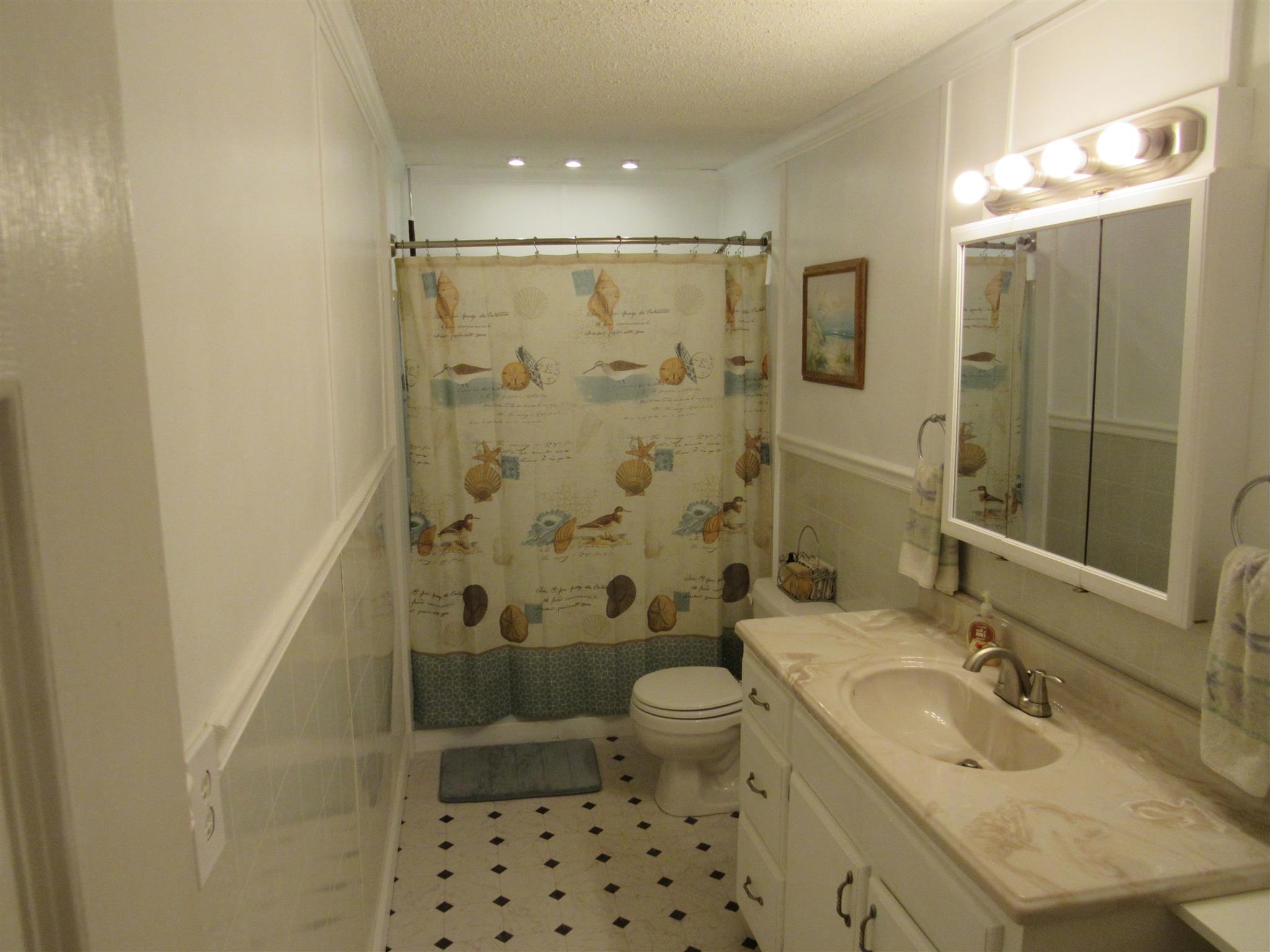 5354 Cathey Ridge Road Manchester, TN 37355 - Photo 15 of 22 a bathroom with a sink toilet a shower and a mirror