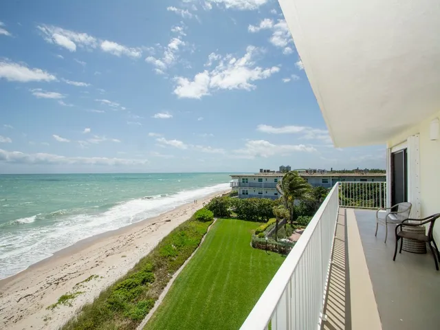 a view of an ocean and beach