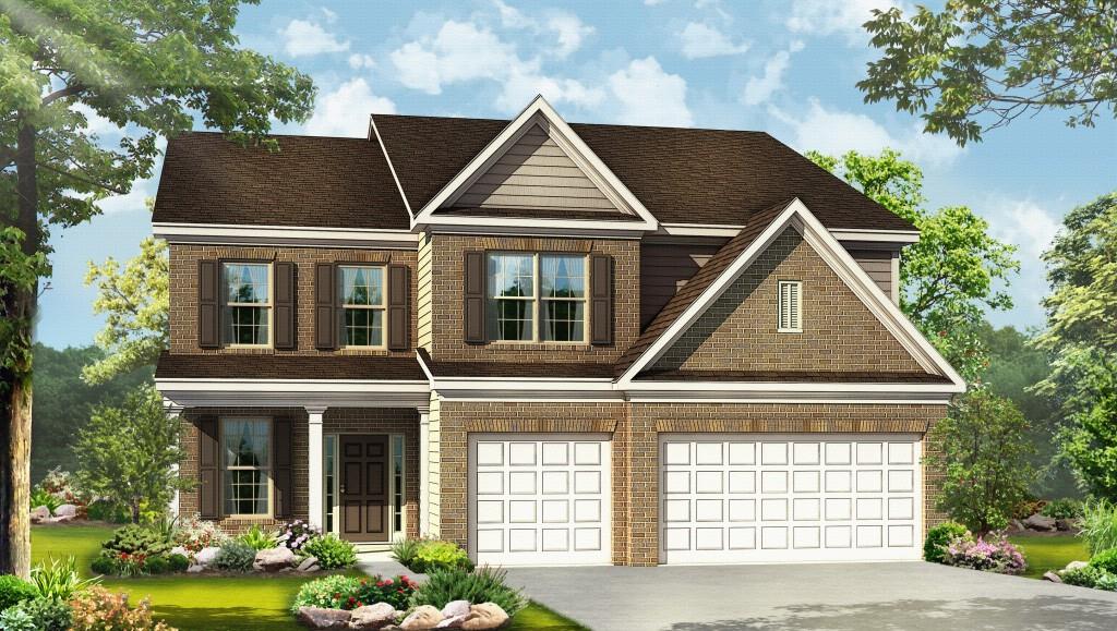 2805 Bluestone Drive Southwest Atlanta, GA 30331 - Photo 1 of 1 Color Rendering of Plan & Elevation