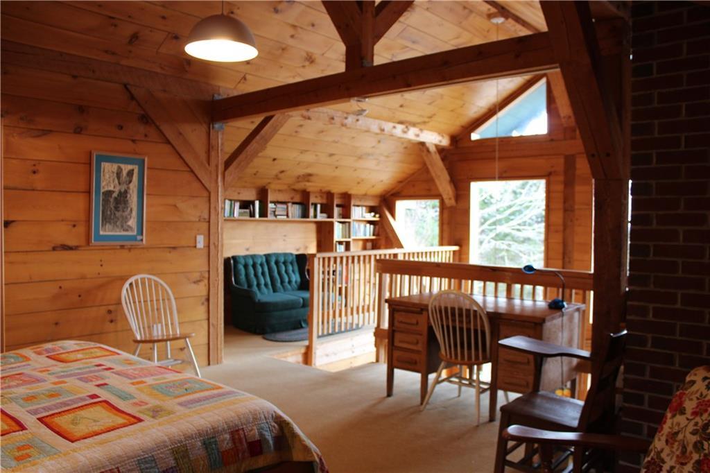 484 Duck Cove Road Roque Bluffs, ME 04654 - Photo 18 of 34 View of the reading loft from the...