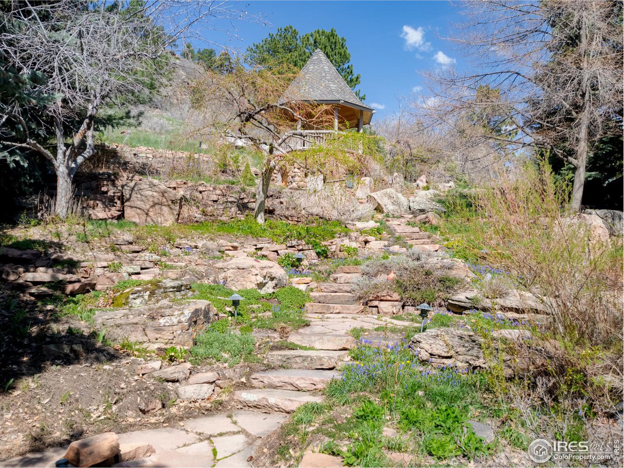 1033 5th Street Boulder, CO 80302 - Photo 10 of 14 a view of a yard with plants