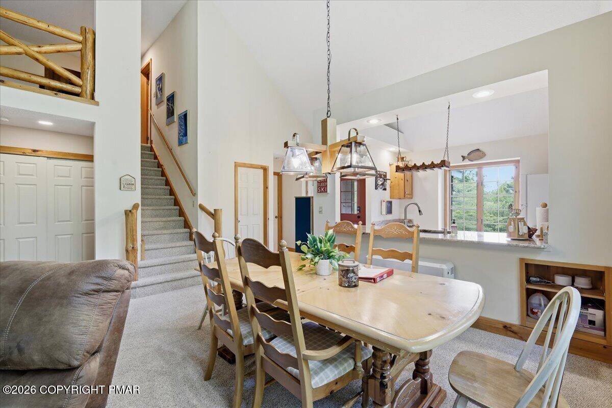 128 Short Hill Rd Lake Lake Harmony, PA 18624 - Photo 25 of 44 Dining Area/ Stair-Way