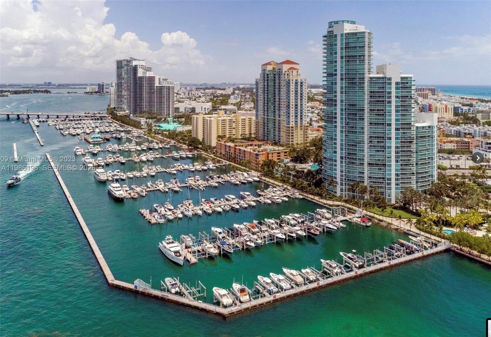 90 Alton Road, Unit 1106 Miami Beach, FL 33139 - Photo 16 of 21 a view of a city with tall buildings