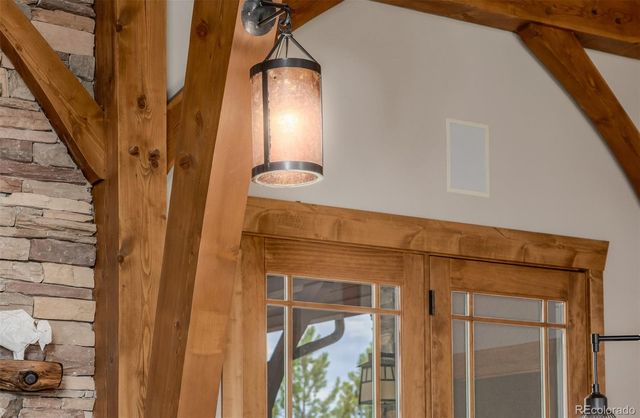 a view of a front door of house