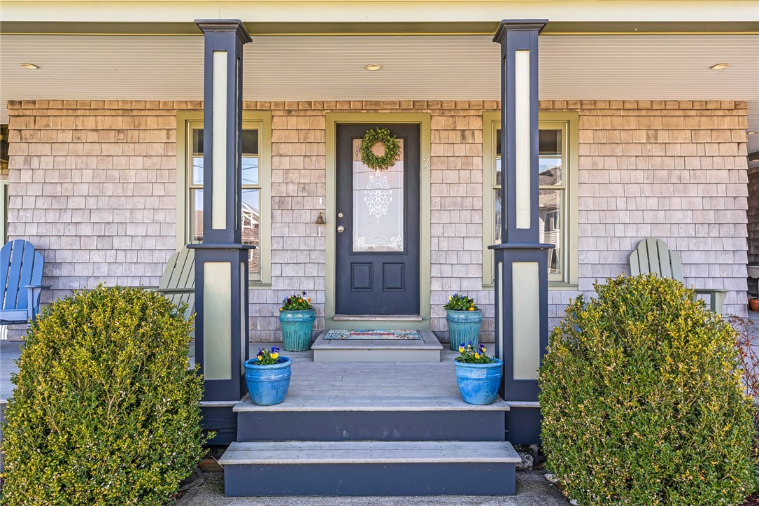 7 Clarkes Village Road Jamestown, RI 02835 - Photo 8 of 50 Beautiful front porch and entry