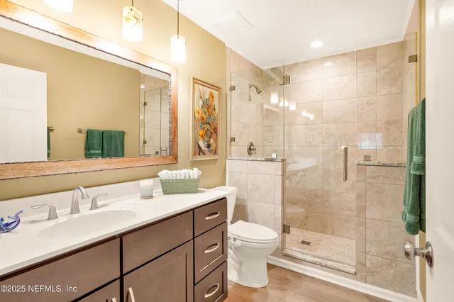 a view of an ocean and beach