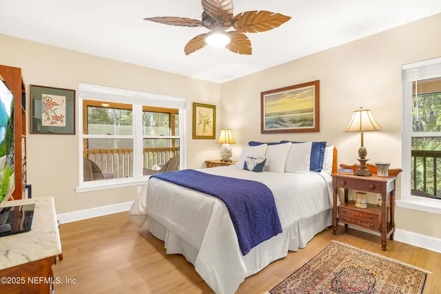 a view of a lake with a mountain