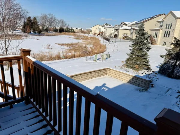 a view of deck and wooden floor