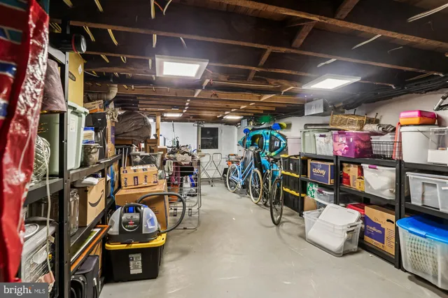 a view of a playground with basketball court