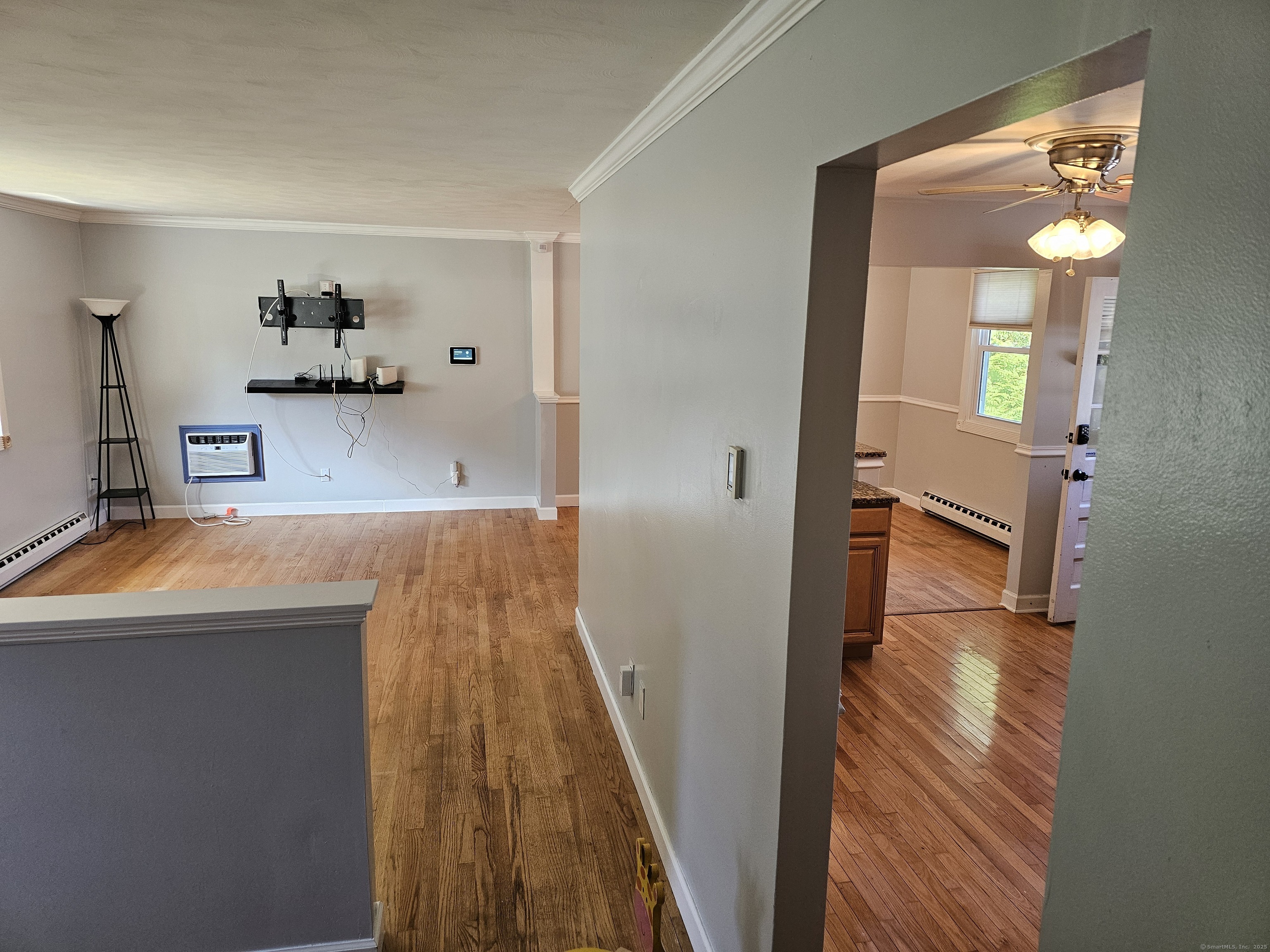 222 Crest Street Waterbury, CT 06708 - Photo 8 of 15 a view of a kitchen from the hallway