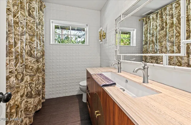 a view of a entryway in a room