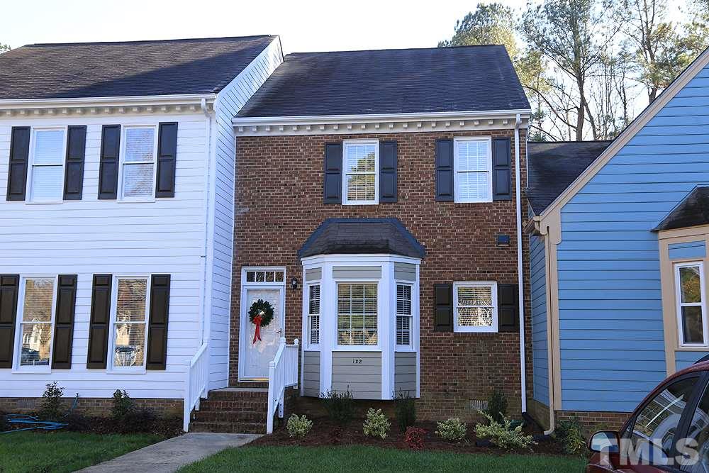122 Skylark Way Raleigh, NC 27615 - Photo 1 of 30 a front view of a house with garden
