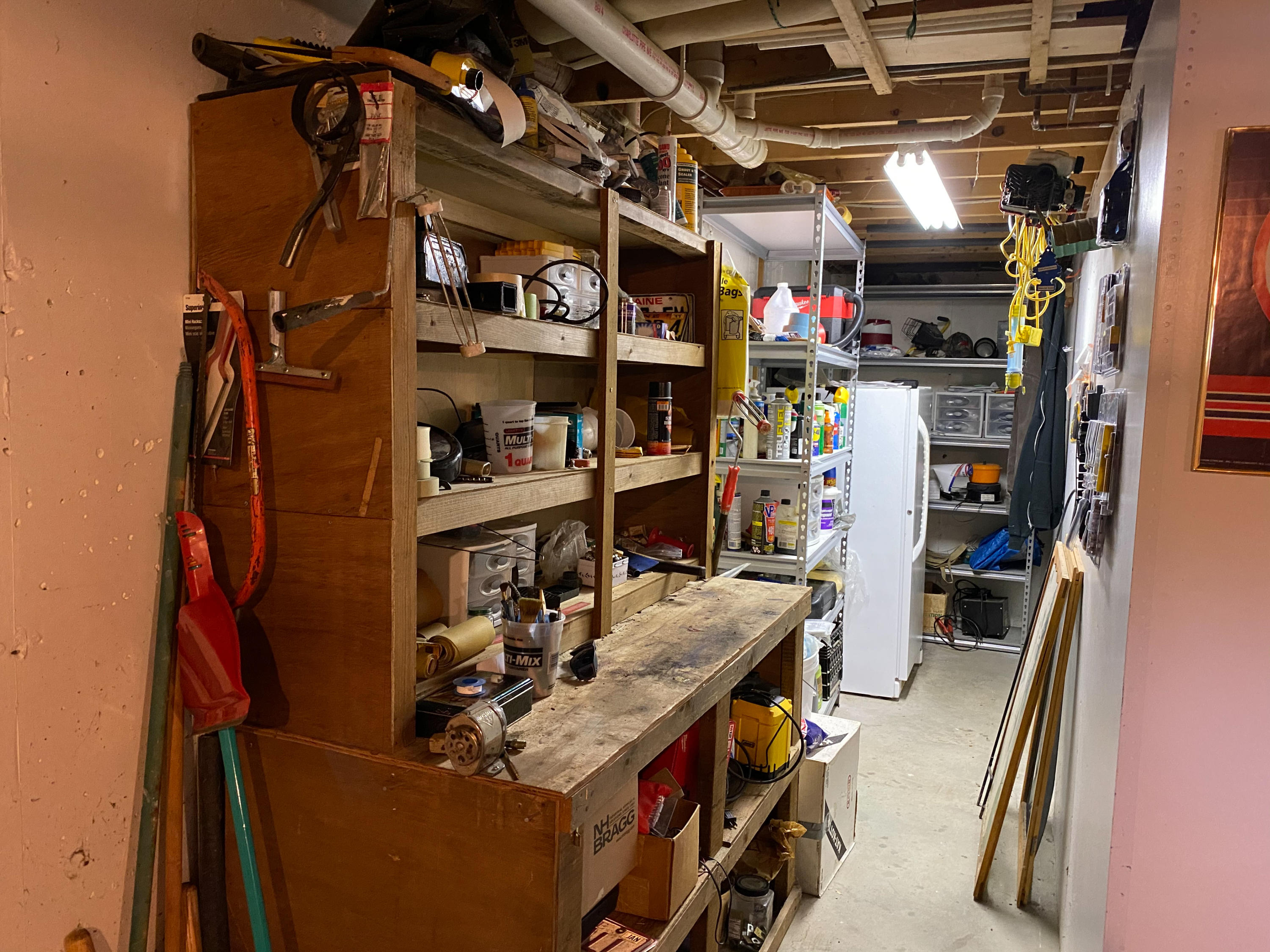593 Red Bridge Road Ellsworth, ME 04605 - Photo 21 of 26 Basement Workbench