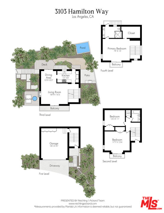 3103 Hamilton Way Los Angeles, CA 90026 - Photo 36 of 36 a picture of a floor plan