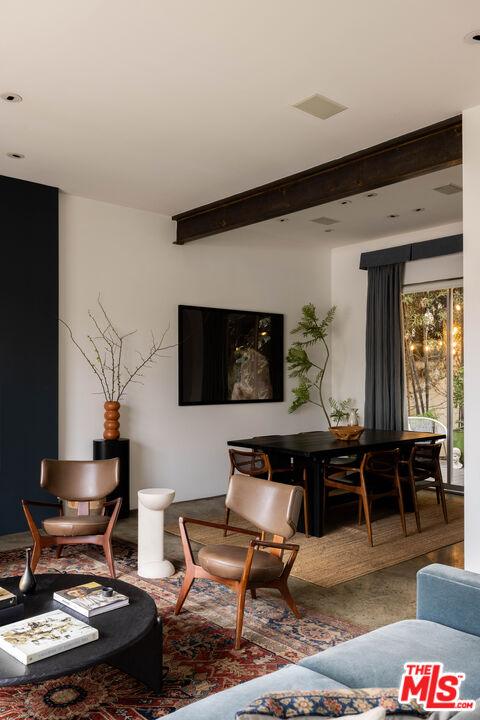 3103 Hamilton Way Los Angeles, CA 90026 - Photo 8 of 36 a living room with furniture and a flat screen tv