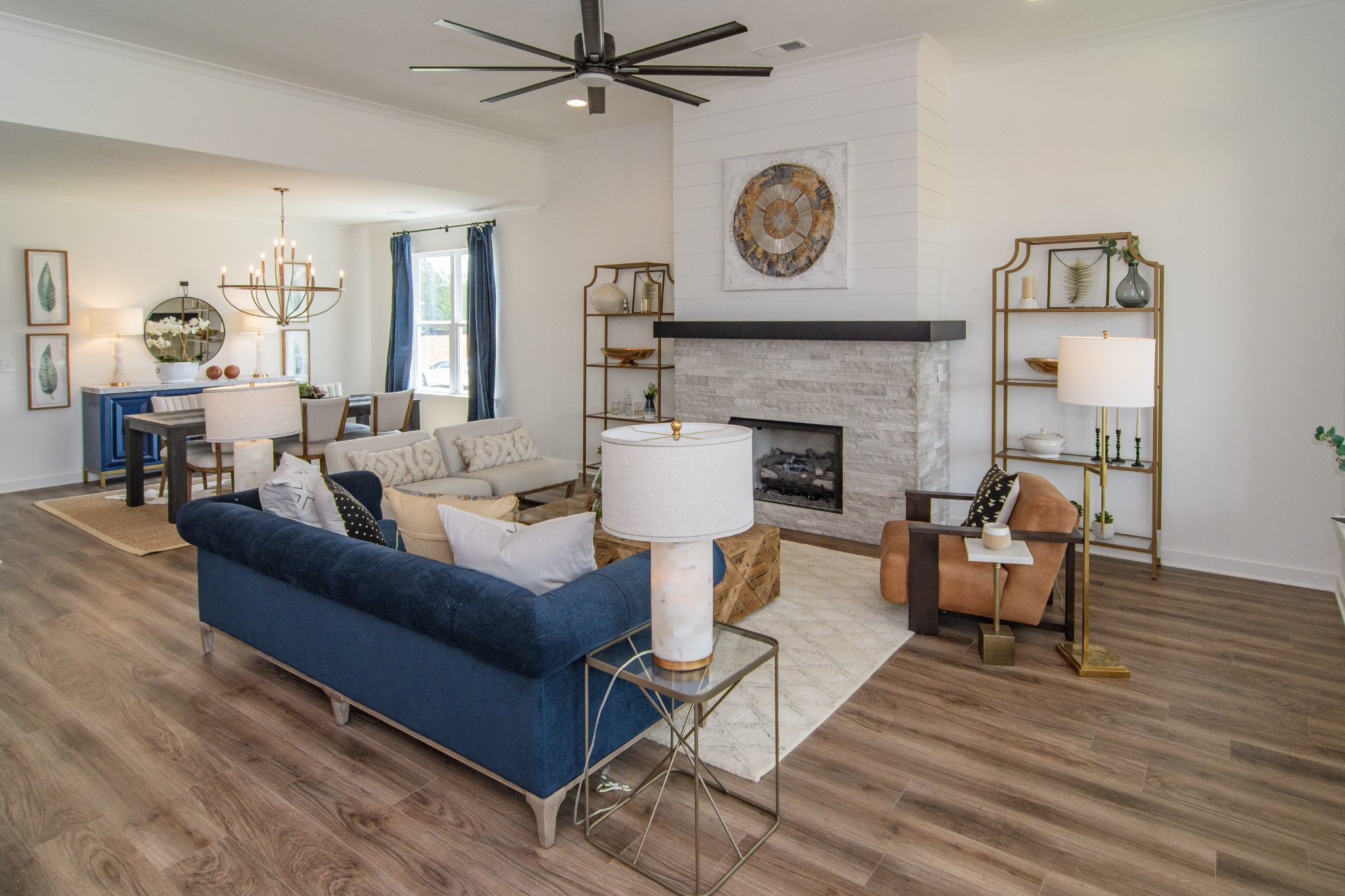 892 Plowson Road Mount Juliet, TN 37122 - Photo 11 of 39 a living room with furniture and a fireplace