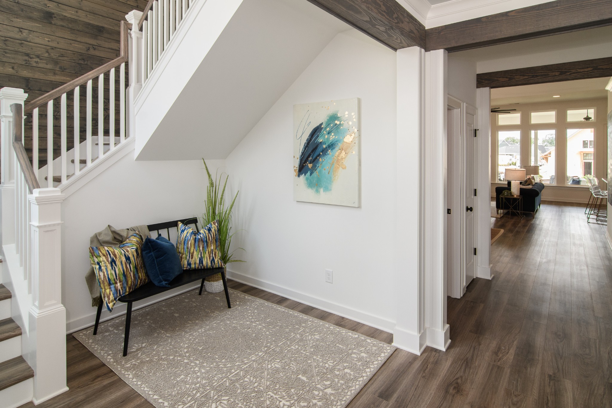 892 Plowson Road Mount Juliet, TN 37122 - Photo 6 of 39 a view of an entryway with wooden floor