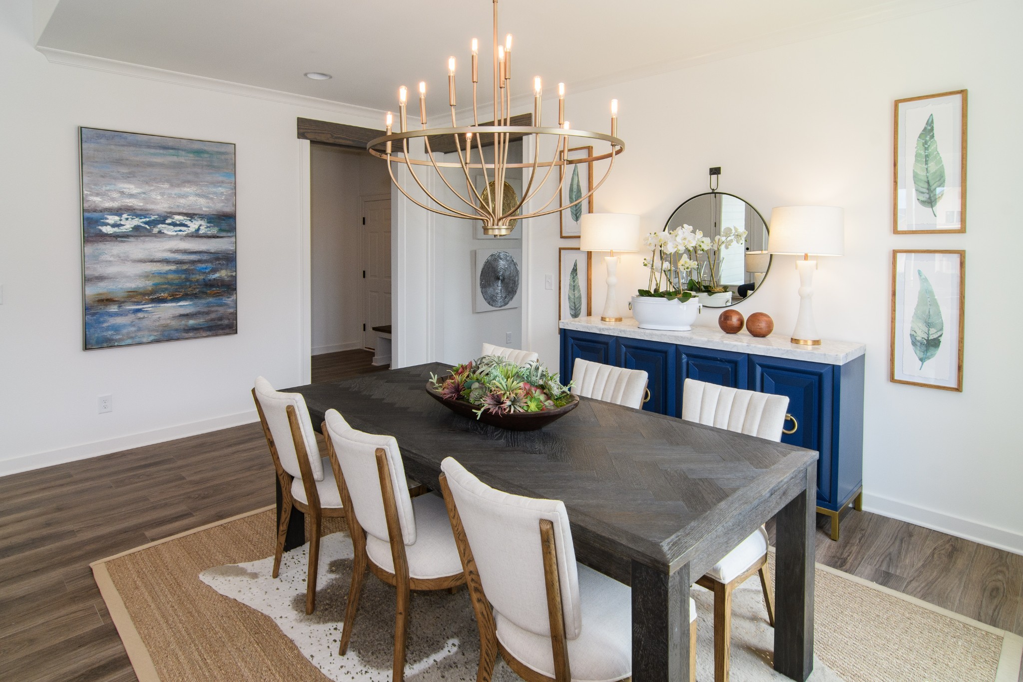 892 Plowson Road Mount Juliet, TN 37122 - Photo 8 of 39 a view of a dining room with furniture and wooden floor