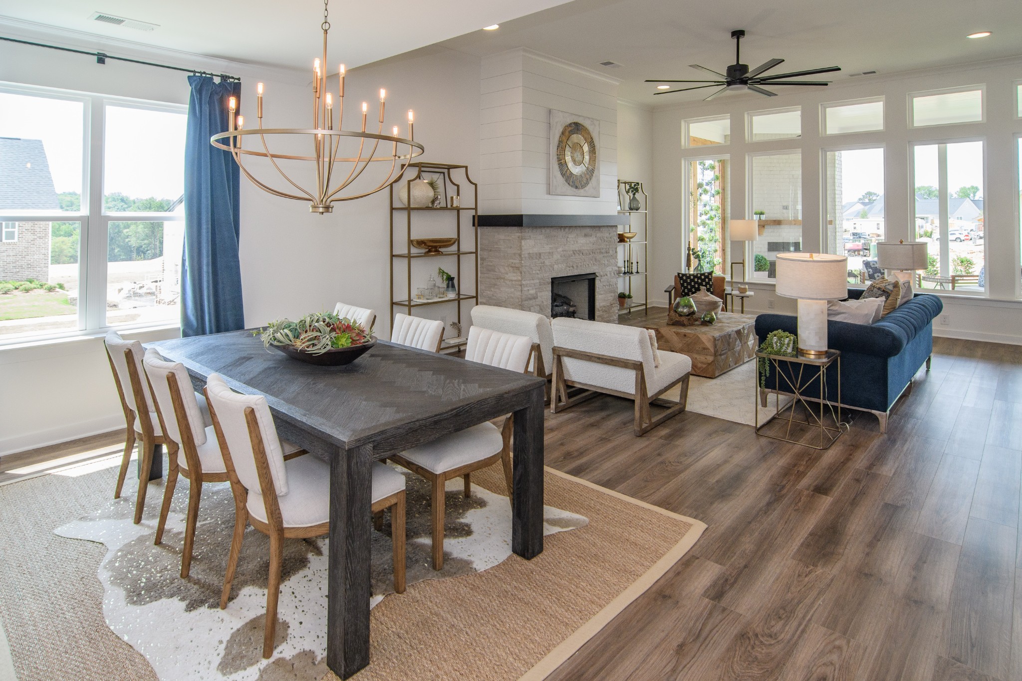 892 Plowson Road Mount Juliet, TN 37122 - Photo 9 of 39 a view of a dining room with furniture window and wooden floor