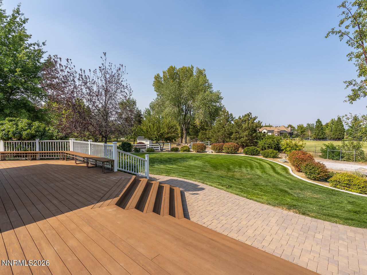 1965 Palmira Drive Reno, NV 89511 - Photo 43 of 63 a view of backyard with swimming pool and green space