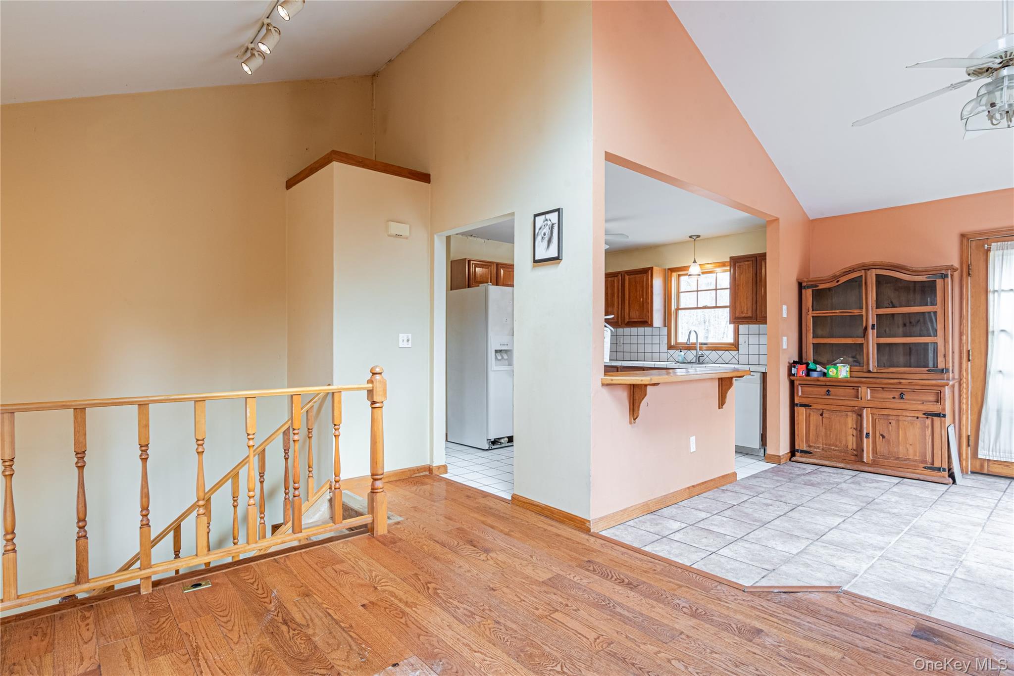 616 North Elting Corners Road Highland, NY 12528 - Photo 7 of 27 a view of kitchen with stainless steel appliances wooden floor and chair