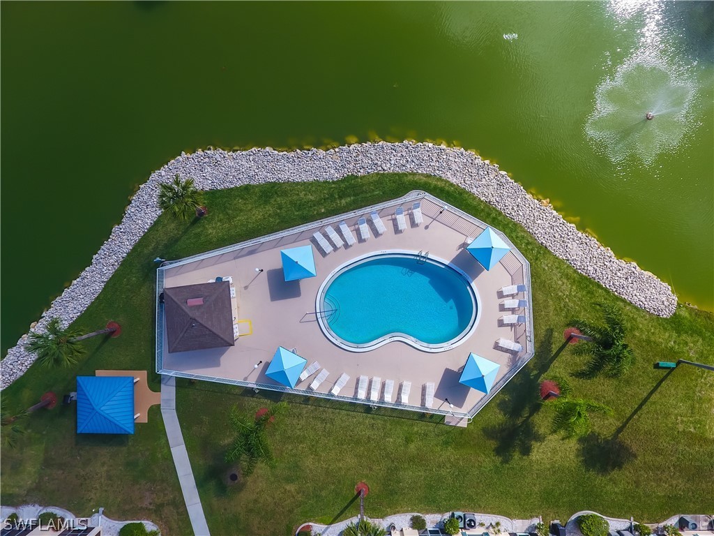 1100 Pondella Road, Unit 811 Cape Coral, FL 33909 - Photo 34 of 35 an aerial view of a house
