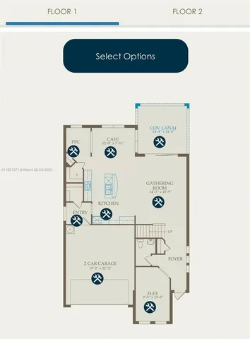 a bathroom with a bathtub and a picture on the wall