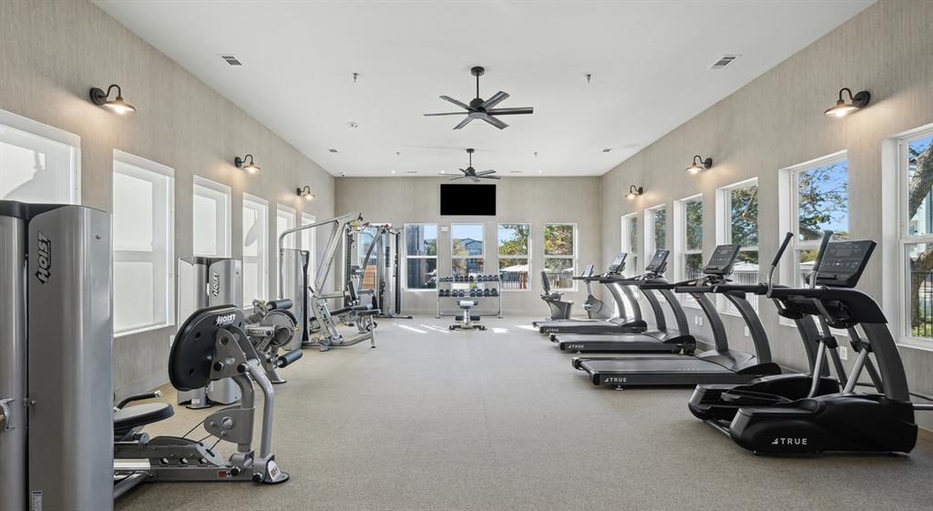 4600 East McKinney Street, Unit 5317 Denton, TX 76208 - Photo 19 of 40 a view of a room with gym equipment