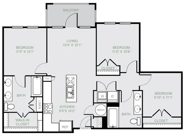 $2,050 | 4600 East McKinney Street, Unit 5317, Denton, TX 76208