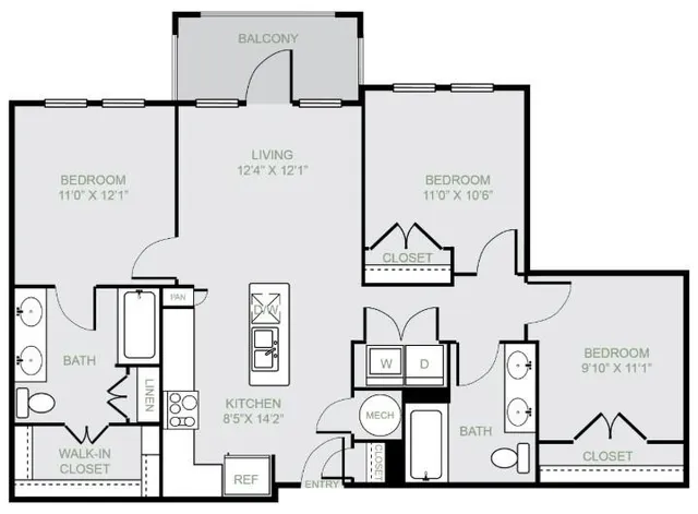 $2,050 | 4600 East McKinney Street, Unit 5317, Denton, TX 76208