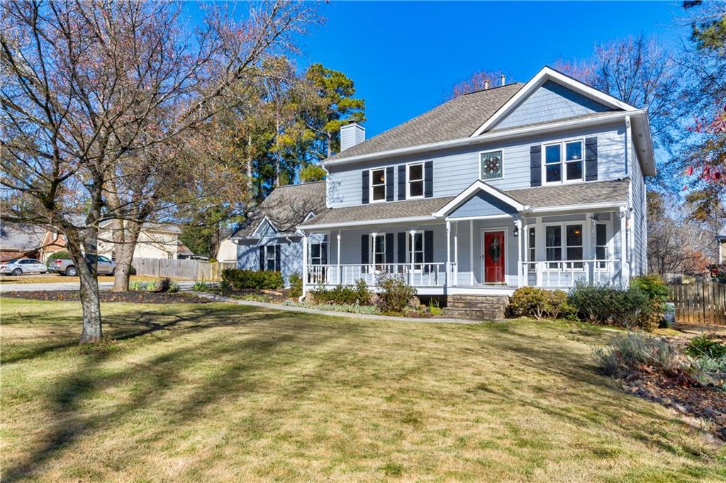 3335 Casteel Road Marietta, GA 30062 - Photo 1 of 1 Beautiful Victorian on large flat lot, in the heart of East Cobb!
