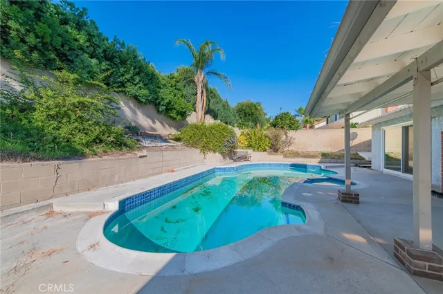 a view of a porch with a yard