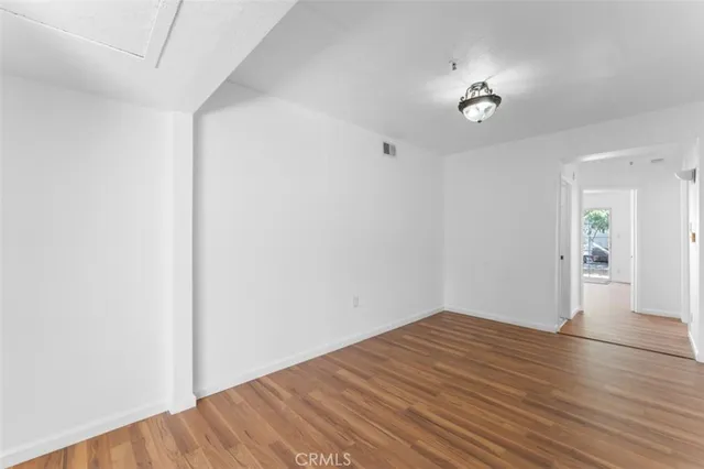wooden floor in an empty room