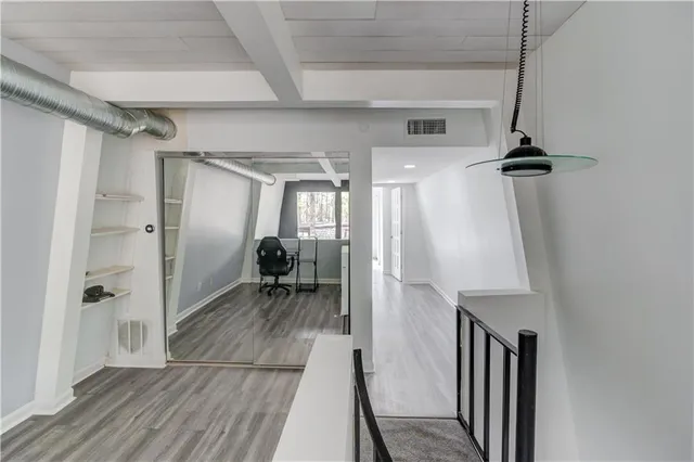 wooden floor in an empty room