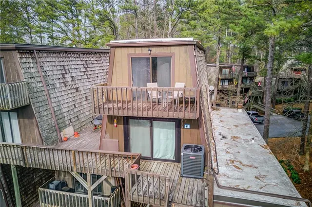 a view of a house with a stairs