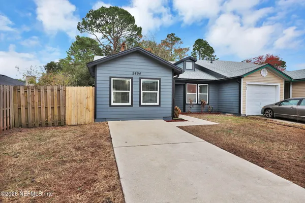 a house with a outdoor space