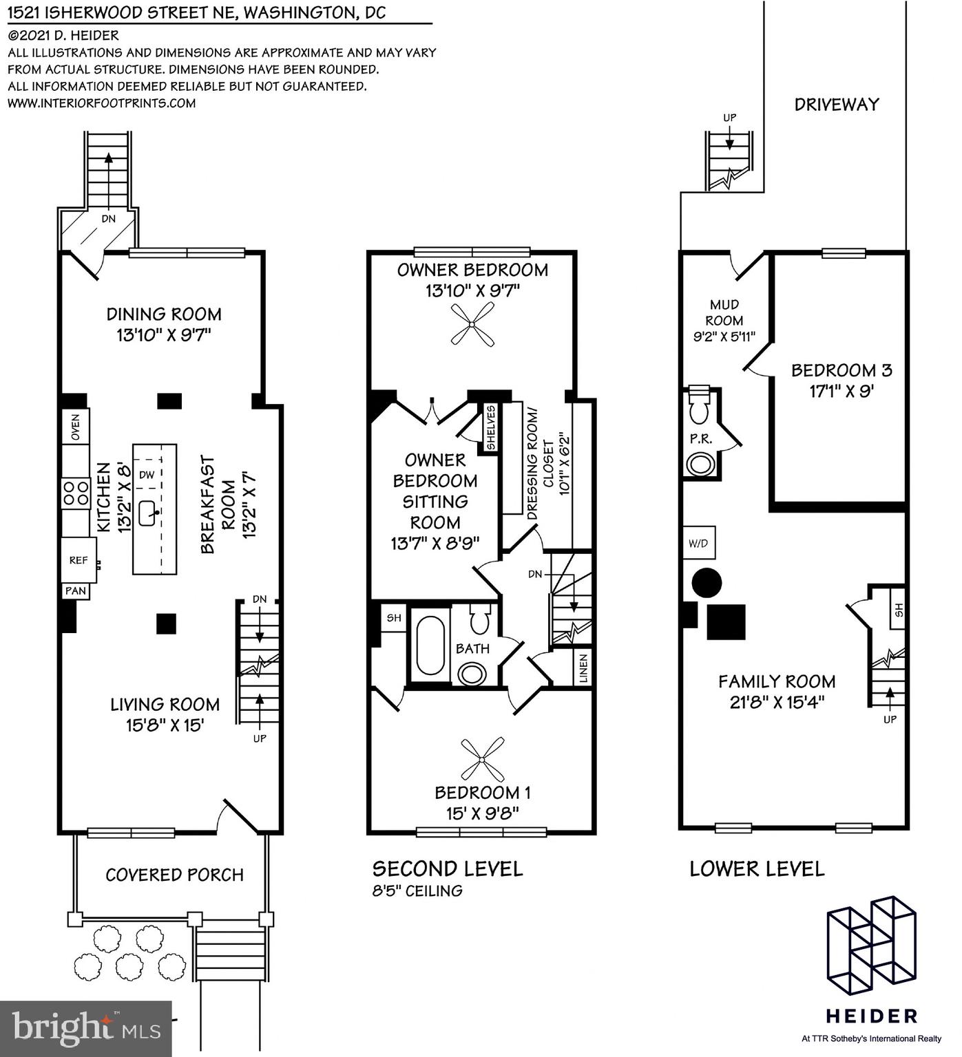 1521 Isherwood Street Northeast Washington, DC 20002 - Photo 15 of 15 Floor Plans